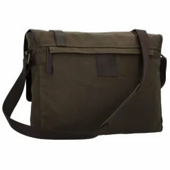 Harbour 2nd Messenger Bags|Laptoptaschen<City Canvas Yale Aktentaschen Messenger 37 cm Laptopfach olive brown