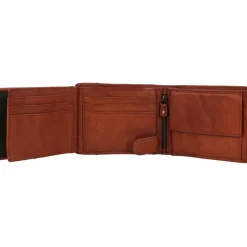 Discount Harbour 2nd Cool Casual August Geldbörde Leder 12 cm charming cognac