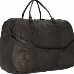 Harbour 2nd Cool Casual Big Boy Weekender Reisetasche Leder 65 cm dark ash