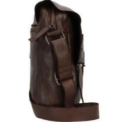 Online Harbour 2nd Cool Casual Funchal Umhängetasche Leder 28 cm chocolate brown