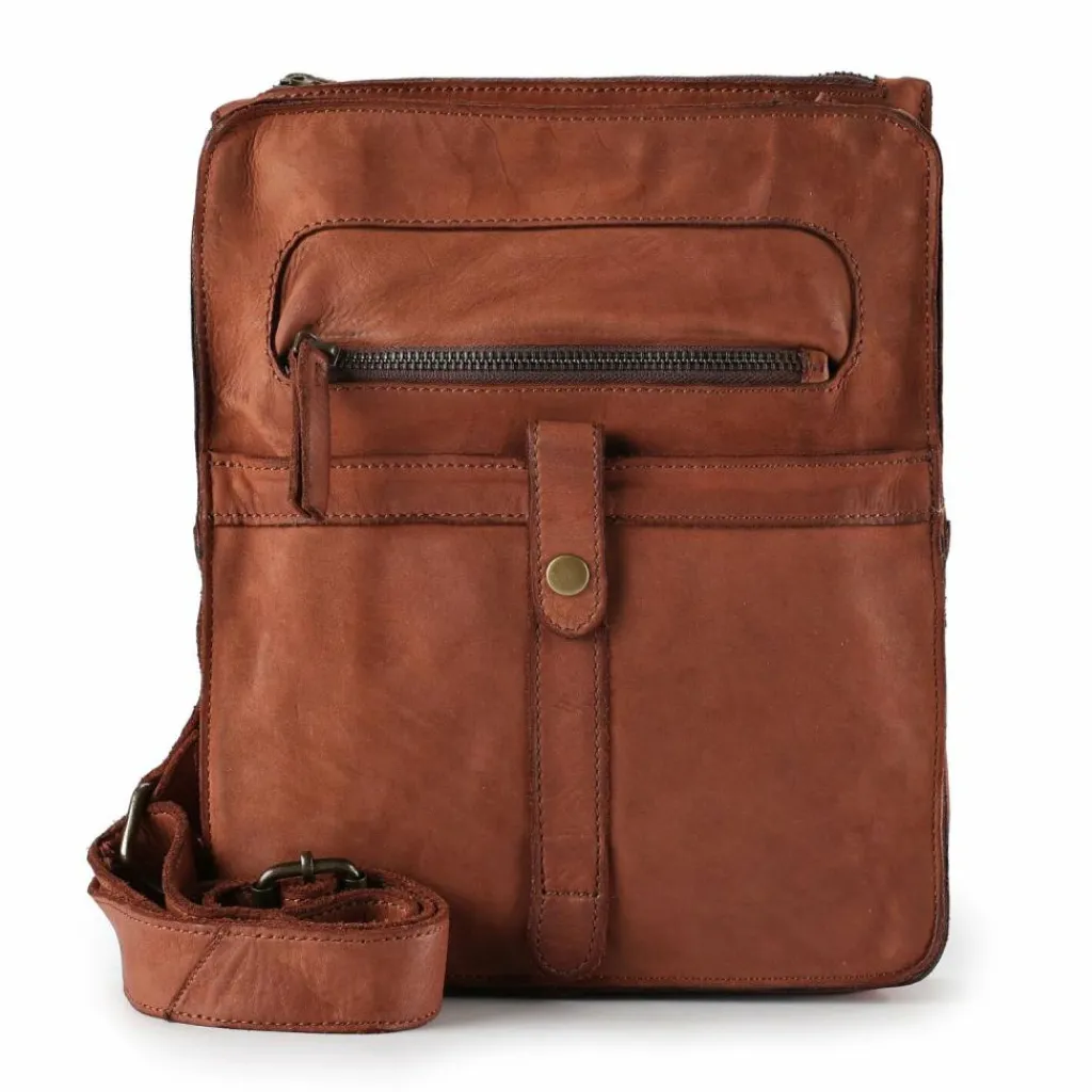 Outlet Harbour 2nd Cool Casual Umhängetasche Leder 31 cm charming cognac