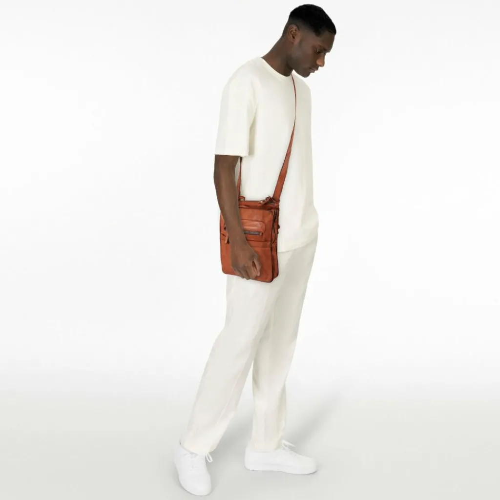 Outlet Harbour 2nd Cool Casual Umhängetasche Leder 31 cm charming cognac