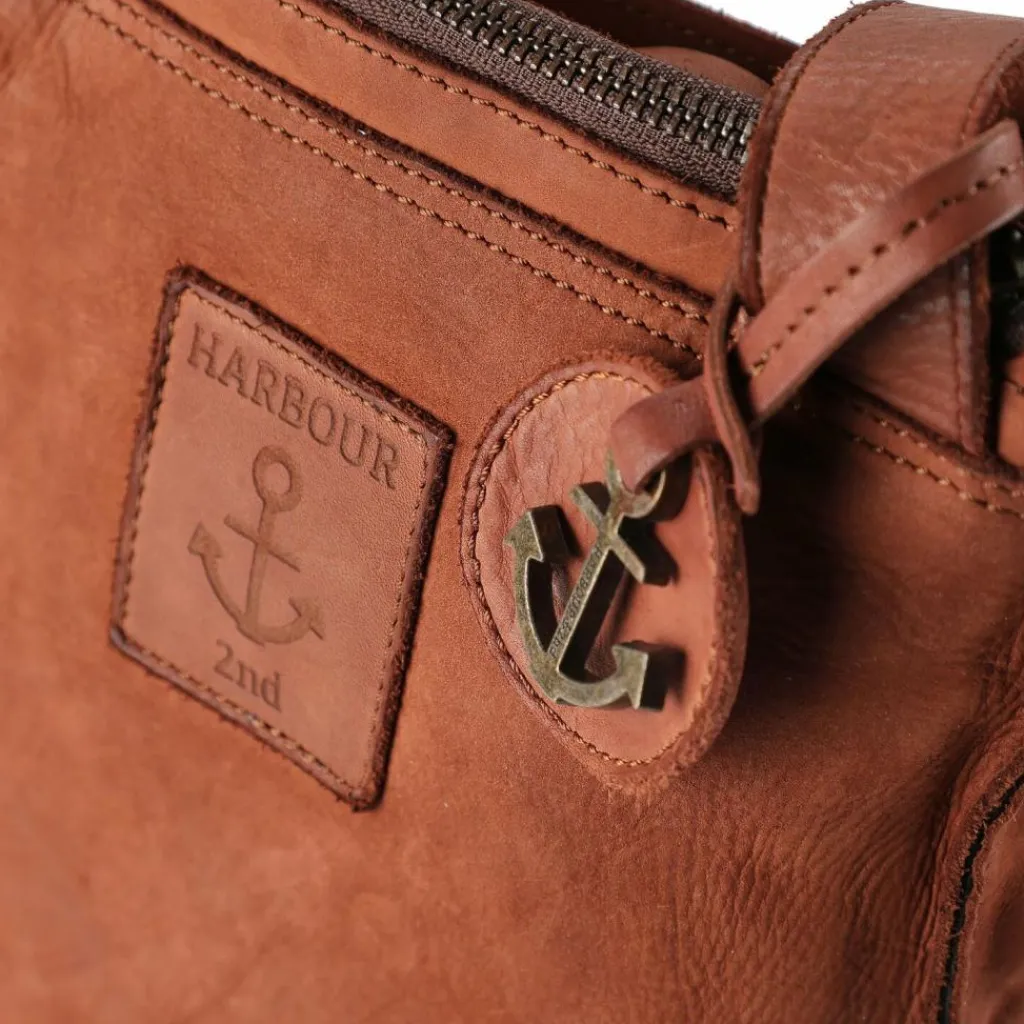 Outlet Harbour 2nd Cool Casual Umhängetasche Leder 31 cm charming cognac