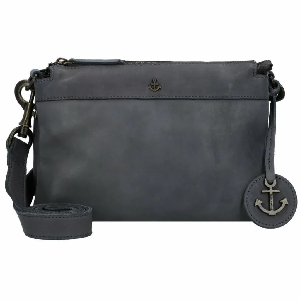 Hot Harbour 2nd Evita Umhängetasche Leder 23.5 cm dolphin grey