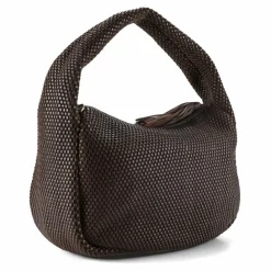 New Harbour 2nd Fashion Lights Schultertasche Leder 36 cm chocolate brown