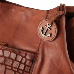 Harbour 2nd Shopper|Schultertaschen<Fashion Lights Shopper Tasche Leder 40 cm charming cognac