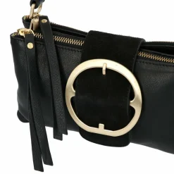 New Harbour 2nd Flavia Schultertasche Leder 22 cm dark ash