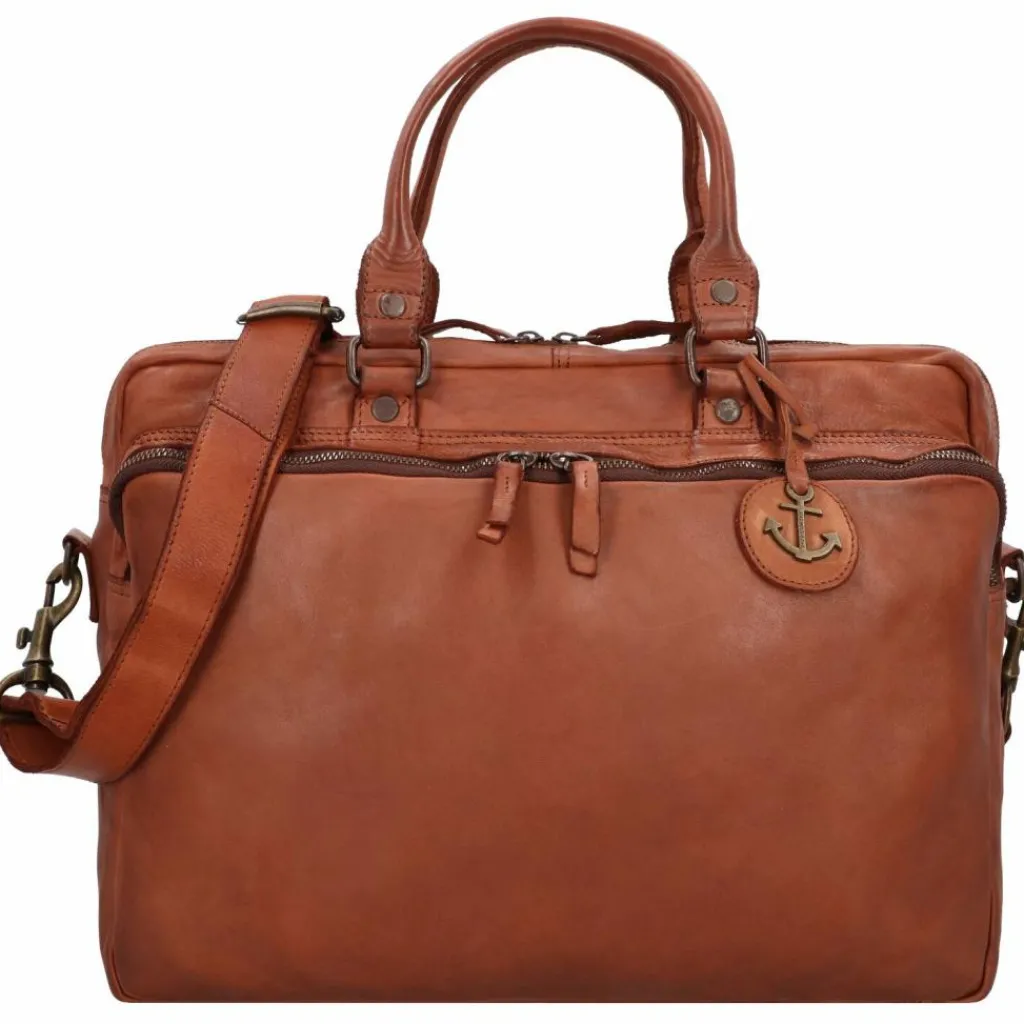 Harbour 2nd Laptoptaschen|Aktentaschen<Jonathan Aktentasche Leder 47 cm charming cognac