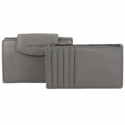 Harbour 2nd Damengeldbörsen Querformat<Just Pure Elin Geldbörse RFID Schutz Leder 14.5 cm dolphin grey