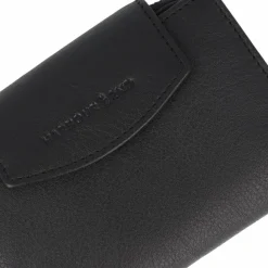 Outlet Harbour 2nd Just Pure Geldbörse RFID Schutz Leder 13 cm darkash
