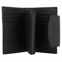 Outlet Harbour 2nd Just Pure Geldbörse RFID Schutz Leder 13 cm darkash