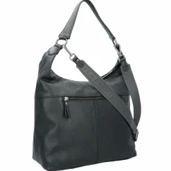 New Harbour 2nd Just Pure Kiana Schultertasche Leder 37 cm dark ash