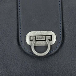 Hot Harbour 2nd Just Pure Liane Handtasche Leder 31 cm midnight navy