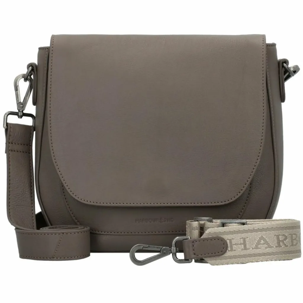 Harbour 2nd Just Pure Lili Umhängetasche Leder 26 cm dusty taupe