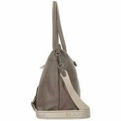Harbour 2nd Shopper|Schultertaschen<Just Pure Malin Shopper Tasche Leder 40 cm dusty taupe