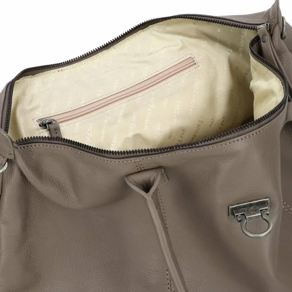 Harbour 2nd Shopper|Schultertaschen<Just Pure Malin Shopper Tasche Leder 40 cm dusty taupe