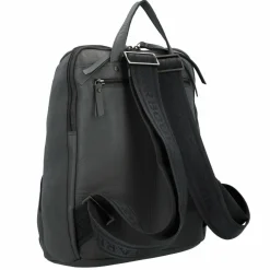 Outlet Harbour 2nd Just Pure Milou City Rucksack Leder 40 cm dolphin grey