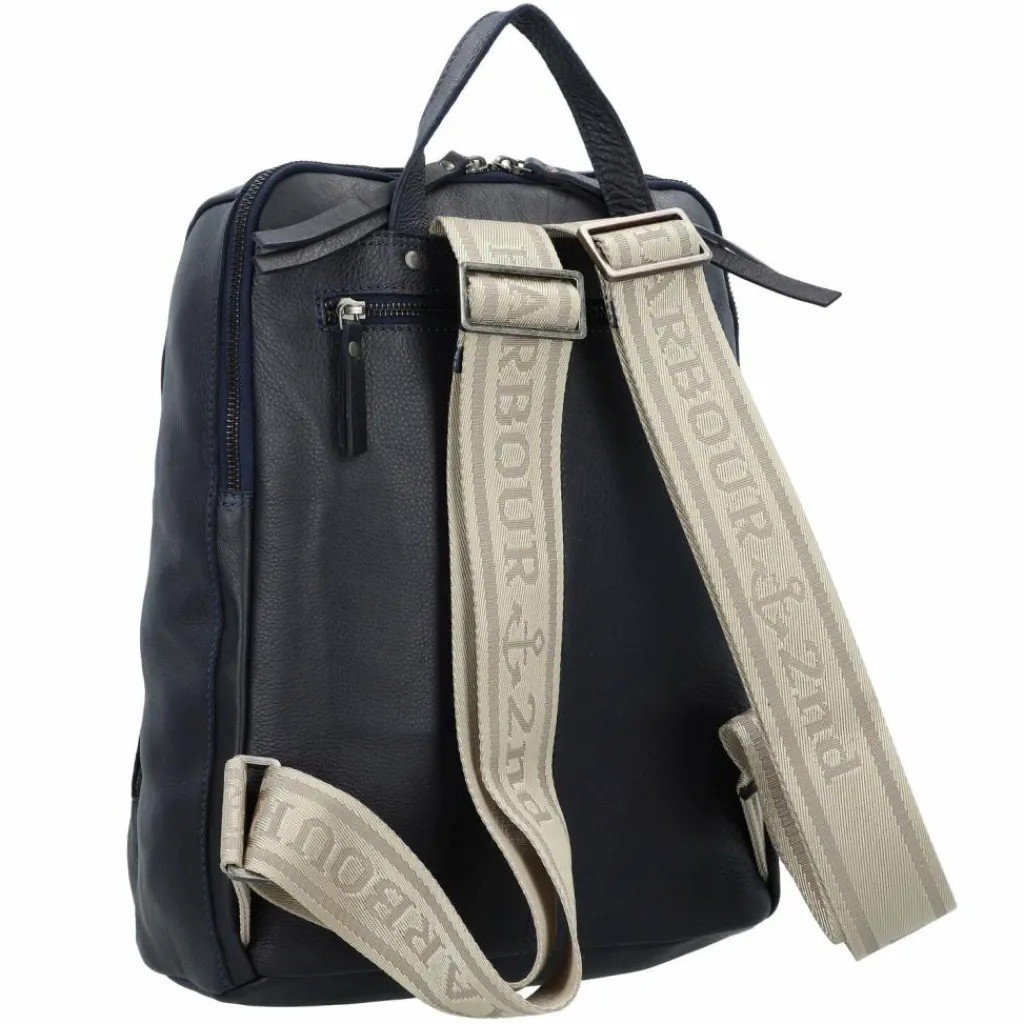 Harbour 2nd Lederrucksäcke|City Rucksäcke<Just Pure Milou City Rucksack Leder 40 cm midnight navy