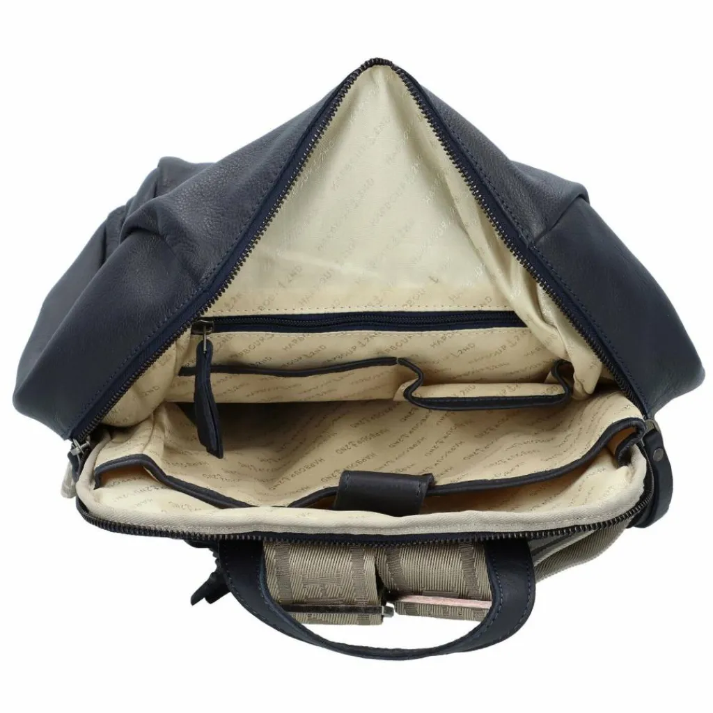 Harbour 2nd Lederrucksäcke|City Rucksäcke<Just Pure Milou City Rucksack Leder 40 cm midnight navy