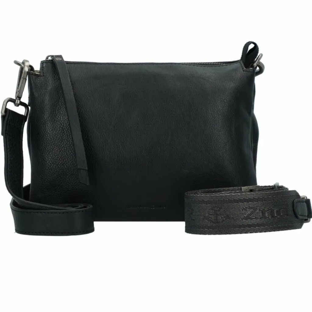 Online Harbour 2nd Just Pure Mirela Schultertasche Leder 20.5 cm dark ash