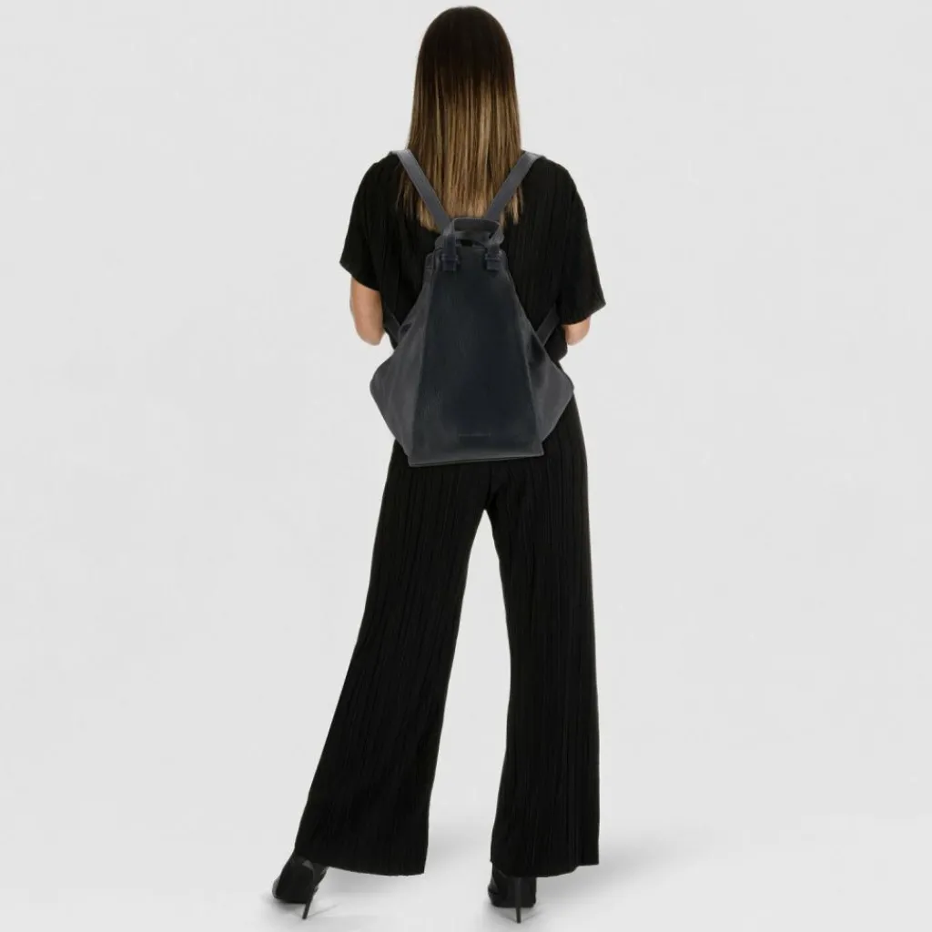 Online Harbour 2nd Just Pure Mireille City Rucksack Leder 30 cm midnight navy