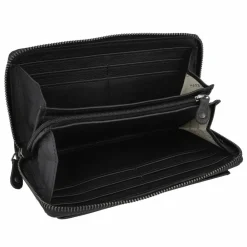 Hot Harbour 2nd Just Pure Pamela Geldbörse RFID Schutz Leder 19.5 cm dark ash