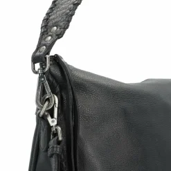 Best Harbour 2nd Just Pure Sarina Schultertasche Leder 34 cm dark ash
