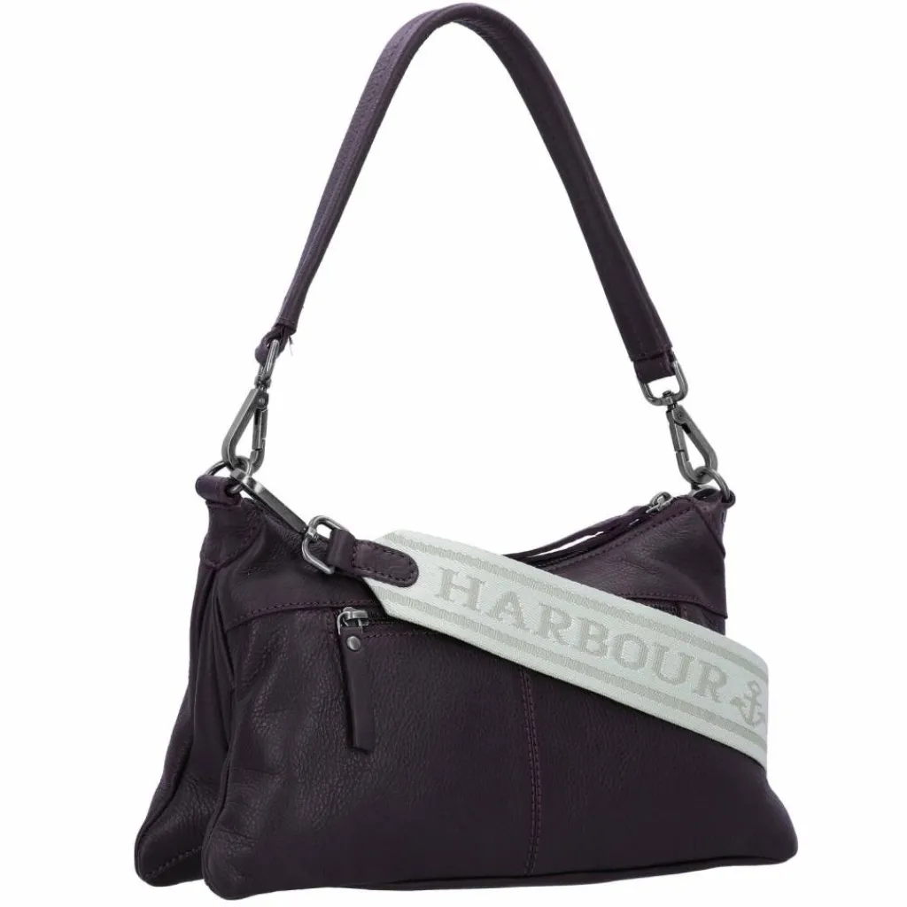 Harbour 2nd Schultertaschen<Just Pure Schultertasche Leder 32.5 cm deep purple