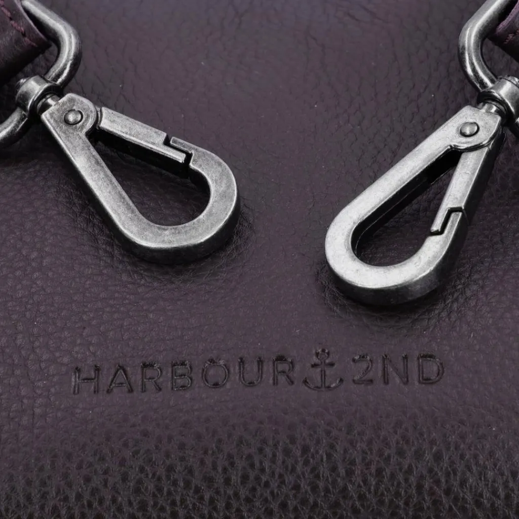 Harbour 2nd Schultertaschen<Just Pure Schultertasche Leder 32.5 cm deep purple