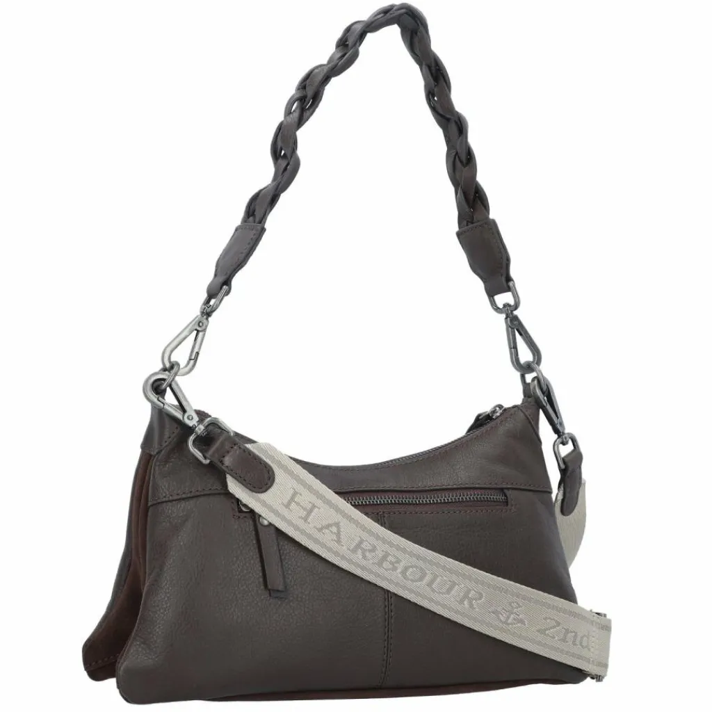 Best Harbour 2nd Just Pure Schultertasche Leder 33 cm chocolate brown