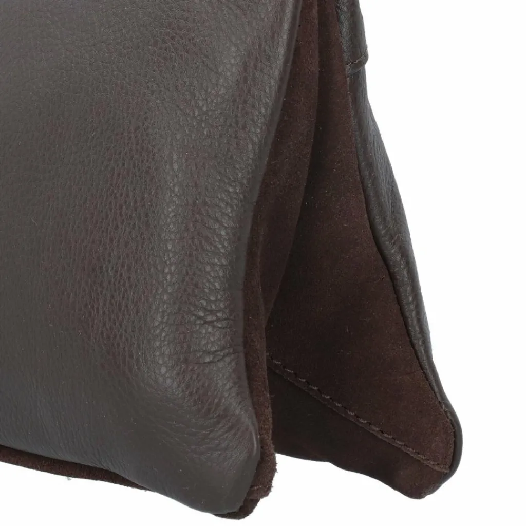 Best Harbour 2nd Just Pure Schultertasche Leder 33 cm chocolate brown