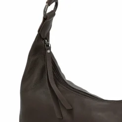 Harbour 2nd Schultertaschen<Kiana Schultertasche Leder 37 cm chocolate brown
