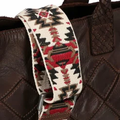 Harbour 2nd Schultertaschen<Leontina Schultertasche Leder 40 cm chocolate brown