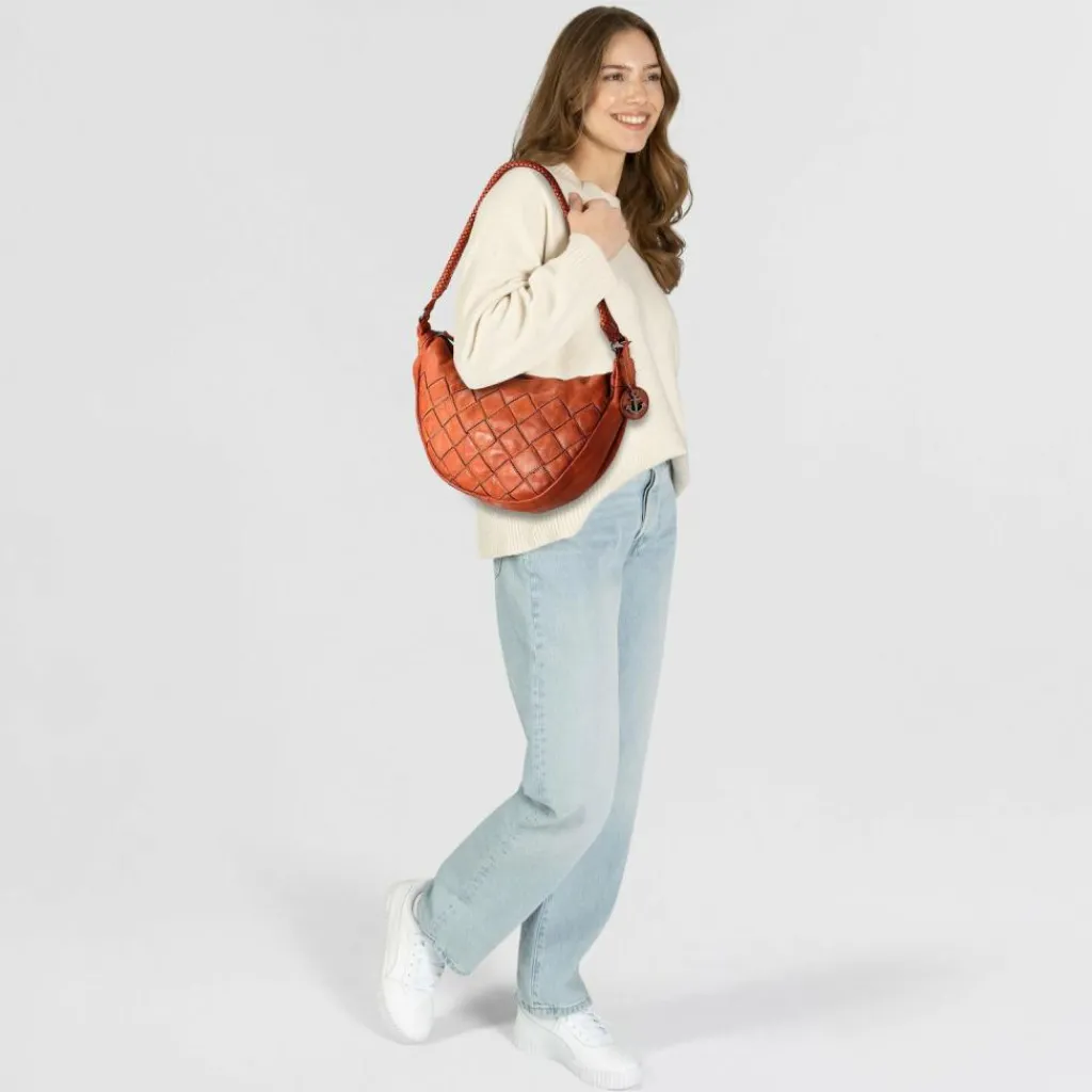 Harbour 2nd Maelia Schultertasche Leder 46 cm