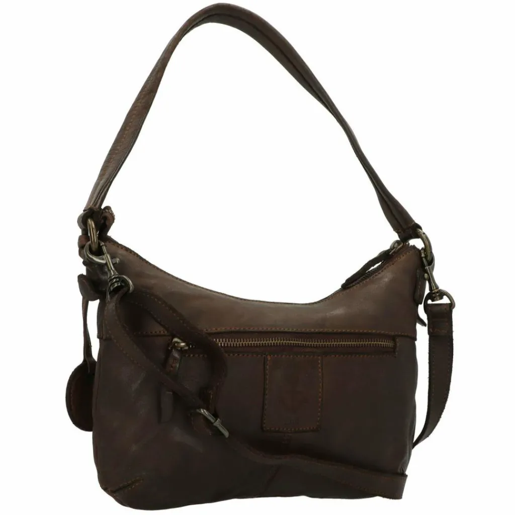 Discount Harbour 2nd Mara Schultertasche Leder 30 cm chocolate brown