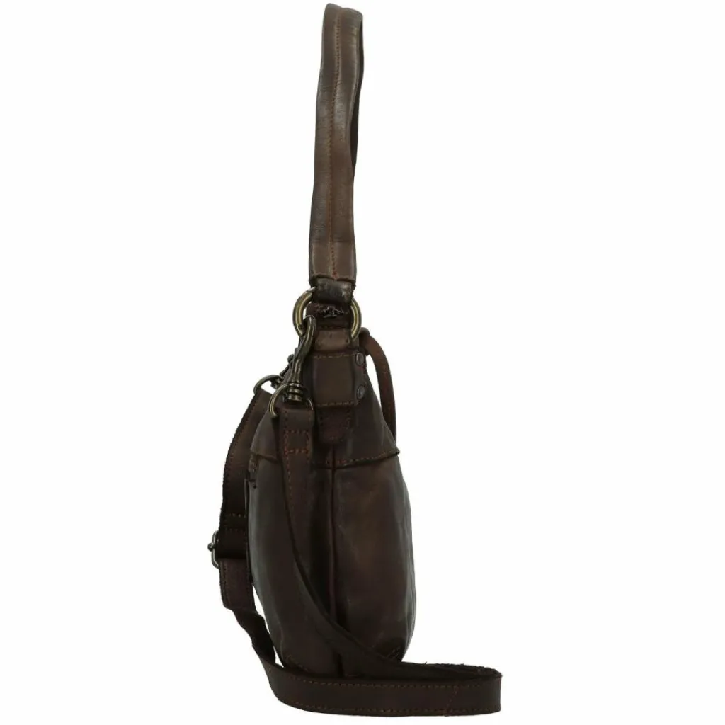 Discount Harbour 2nd Mara Schultertasche Leder 30 cm chocolate brown