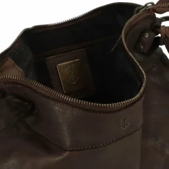 Discount Harbour 2nd Mara Schultertasche Leder 30 cm chocolate brown