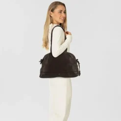 Harbour 2nd Schultertaschen<Ravina Schultertasche Leder 42.5 cm chocolate brown