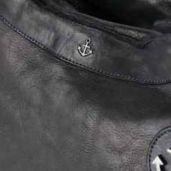 Harbour 2nd Schultertaschen<Selina Schultertasche Leder 36 cm midnight navy