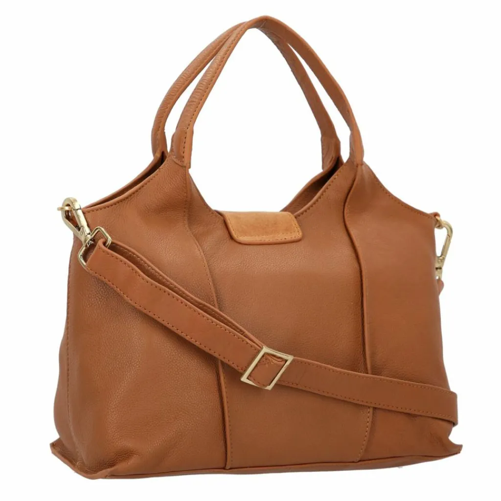 Harbour 2nd Schultertaschen<Silvana Schultertasche Leder 30 cm golden sand