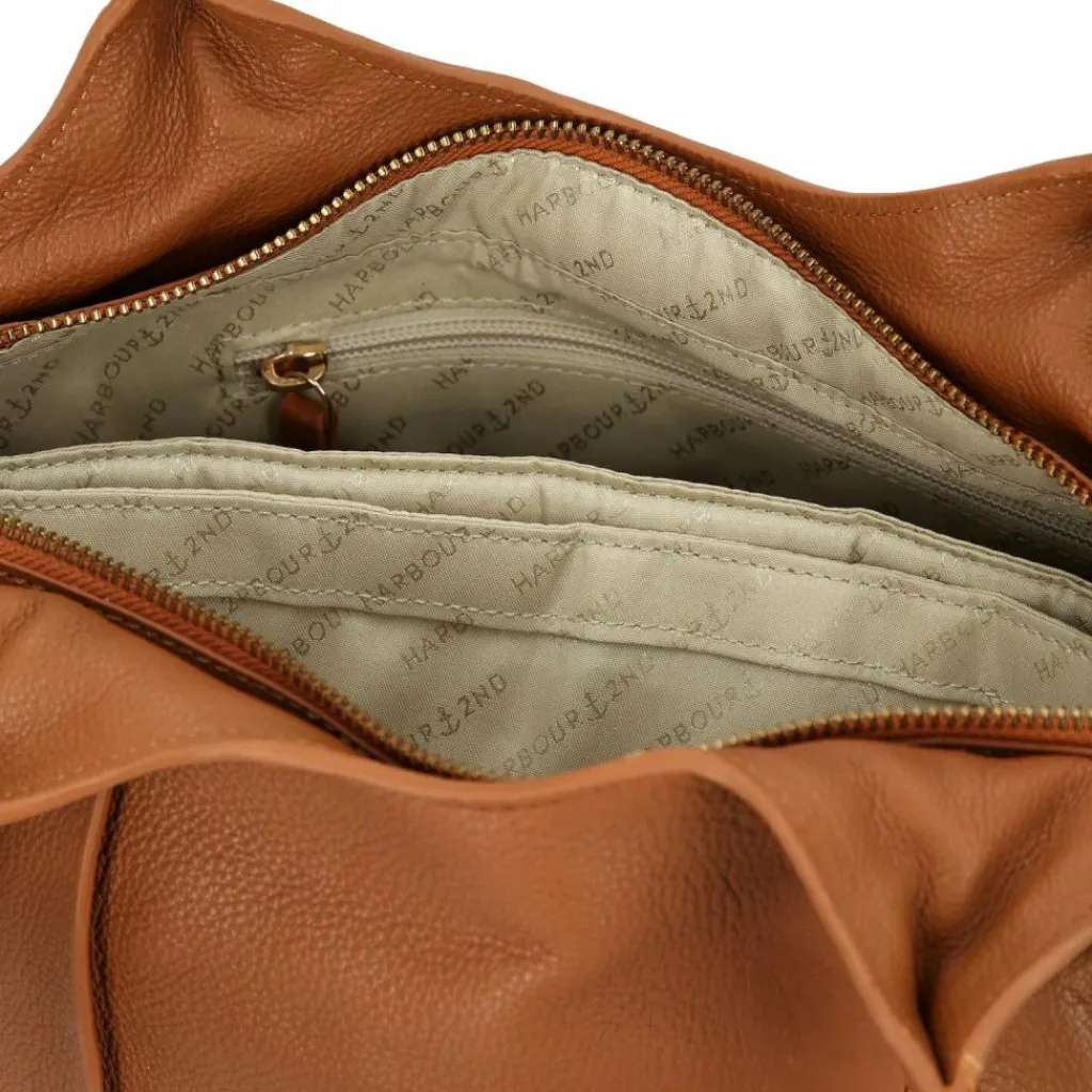Harbour 2nd Schultertaschen<Silvana Schultertasche Leder 30 cm golden sand