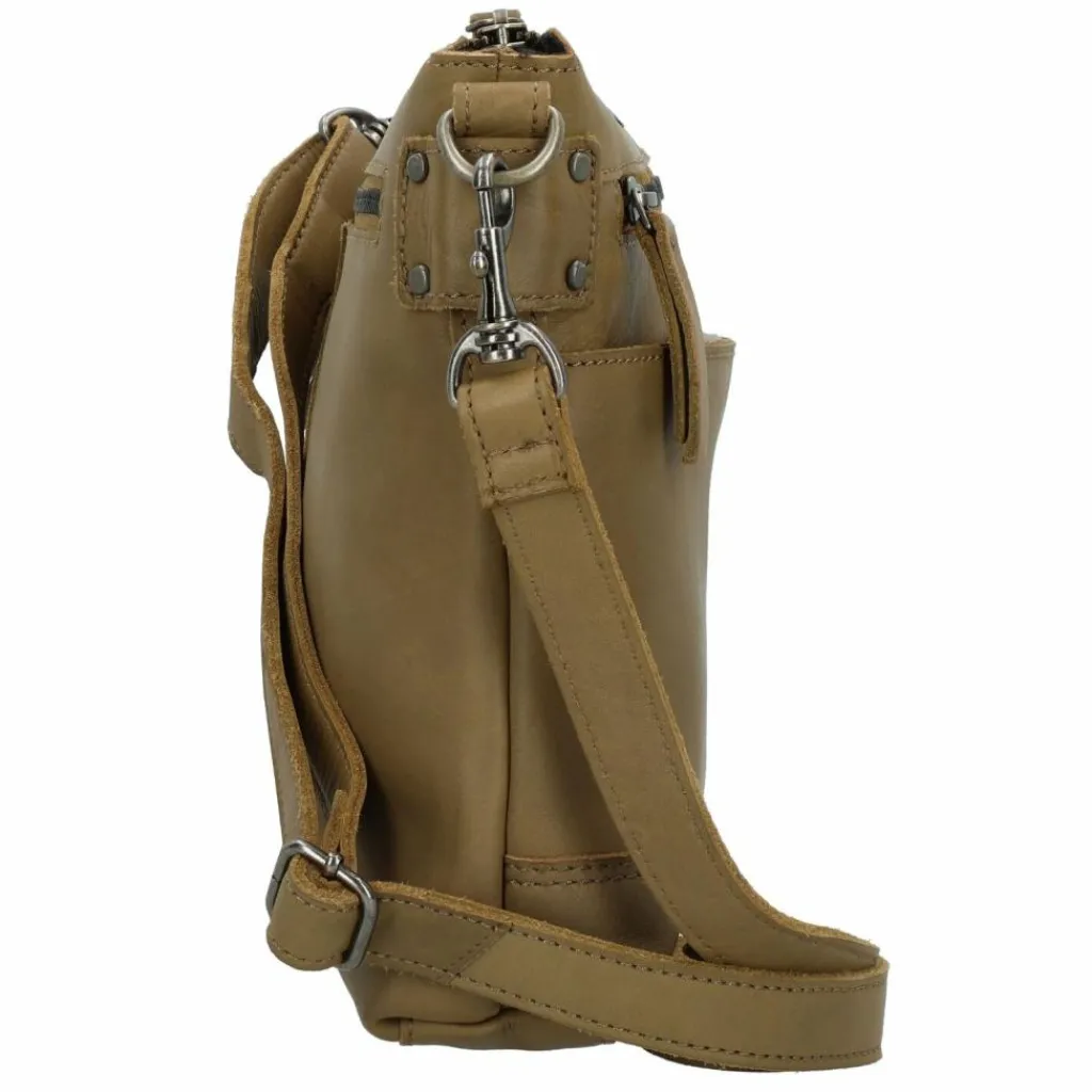 Hot Harbour 2nd Soft Weaving Umhängetasche Leder 25 cm mild pistachio