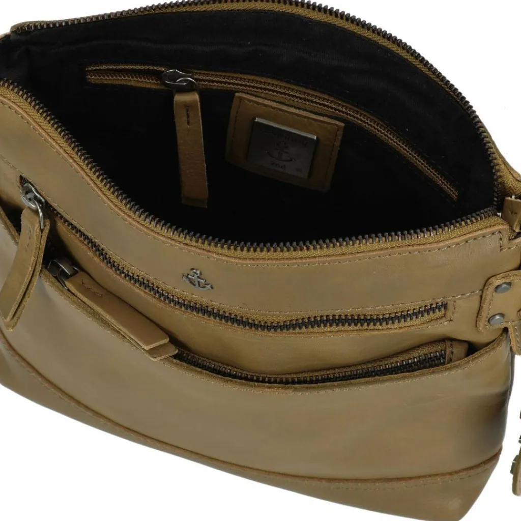 Hot Harbour 2nd Soft Weaving Umhängetasche Leder 25 cm mild pistachio