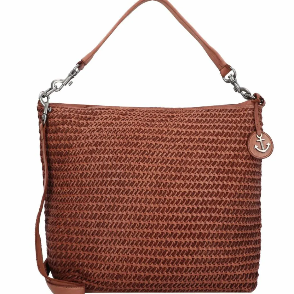Harbour 2nd Schultertaschen<Soft Weaving Valerie Schultertasche Leder 35 cm charming cognac