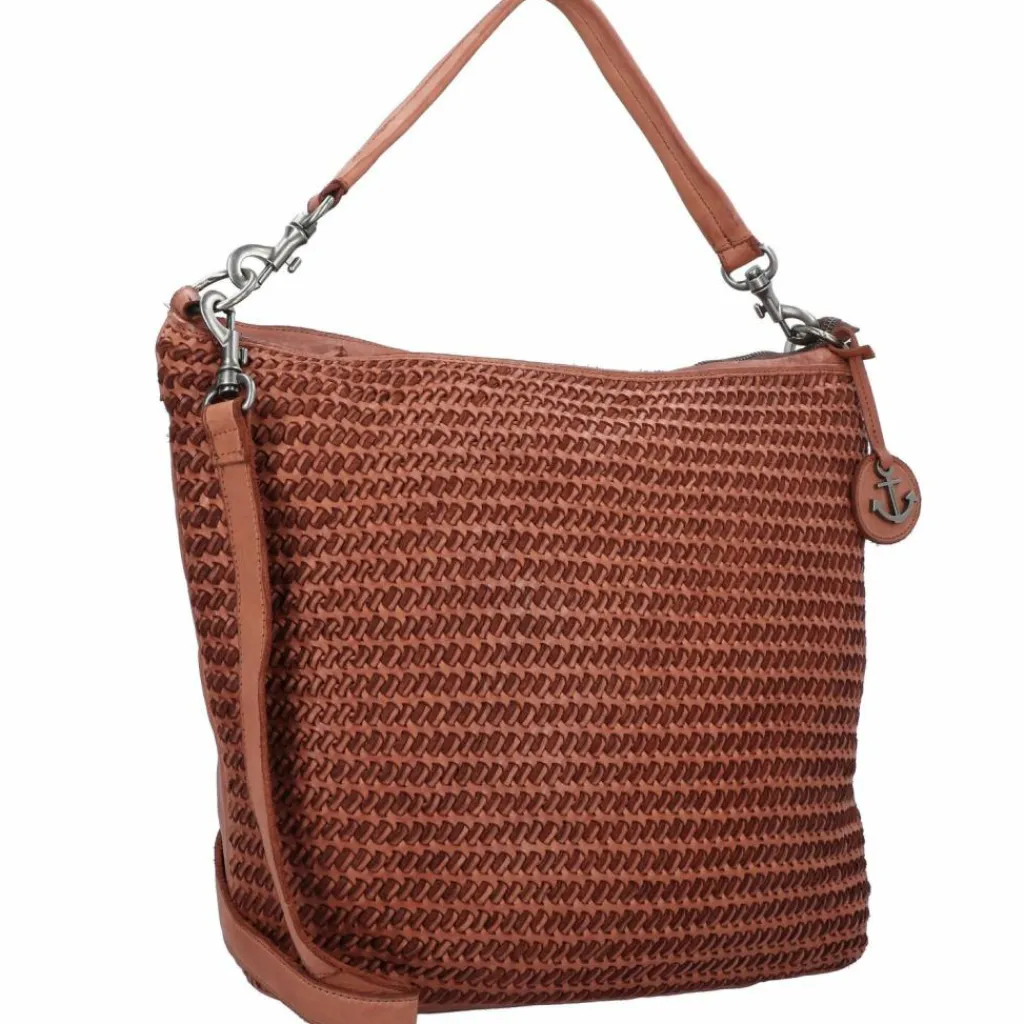Harbour 2nd Schultertaschen<Soft Weaving Valerie Schultertasche Leder 35 cm charming cognac