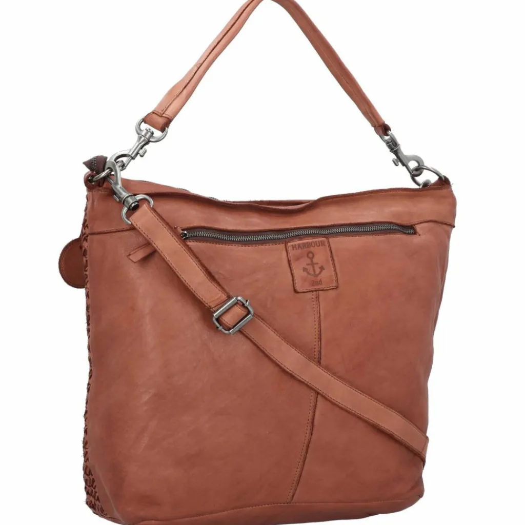 Harbour 2nd Schultertaschen<Soft Weaving Valerie Schultertasche Leder 35 cm charming cognac
