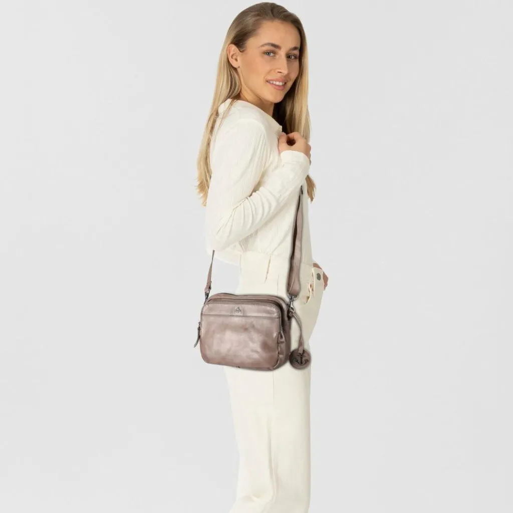 Harbour 2nd Umhängetaschen<Thalea Umhängetasche Leder 23 cm dusty taupe