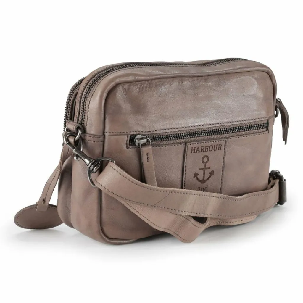 Harbour 2nd Umhängetaschen<Thalea Umhängetasche Leder 23 cm dusty taupe