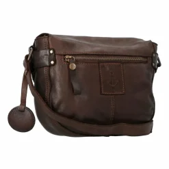 Outlet Harbour 2nd Theresia Umhängetasche Leder 25 cm chocolate brown