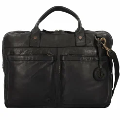 Harbour 2nd Laptoptaschen|Aktentaschen<Urban Poets Aktentasche Leder 50 cm Laptopfach dark ash